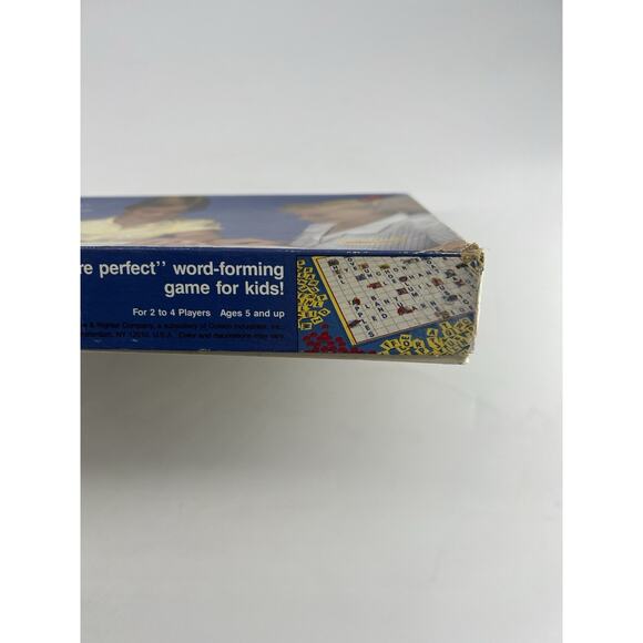 Scrabble for Juniors Crossword Game 1987 Selchow and Righter Kids Family Night - Picture 5 of 10